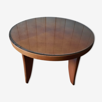 Round coffee table Art Deco style