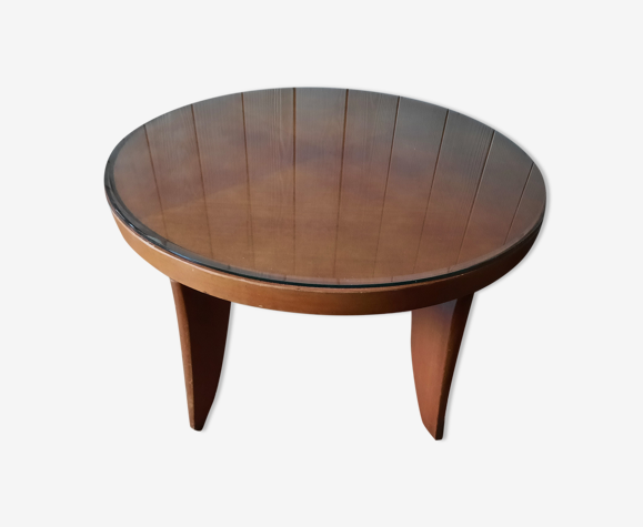 Round coffee table Art Deco style