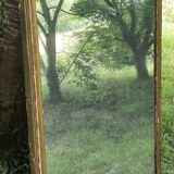 Antique mercury mirror. (Fireplace mirror)