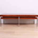 A set of vintage mid-century Merrow Associates coffee nesting tables - Rosewood