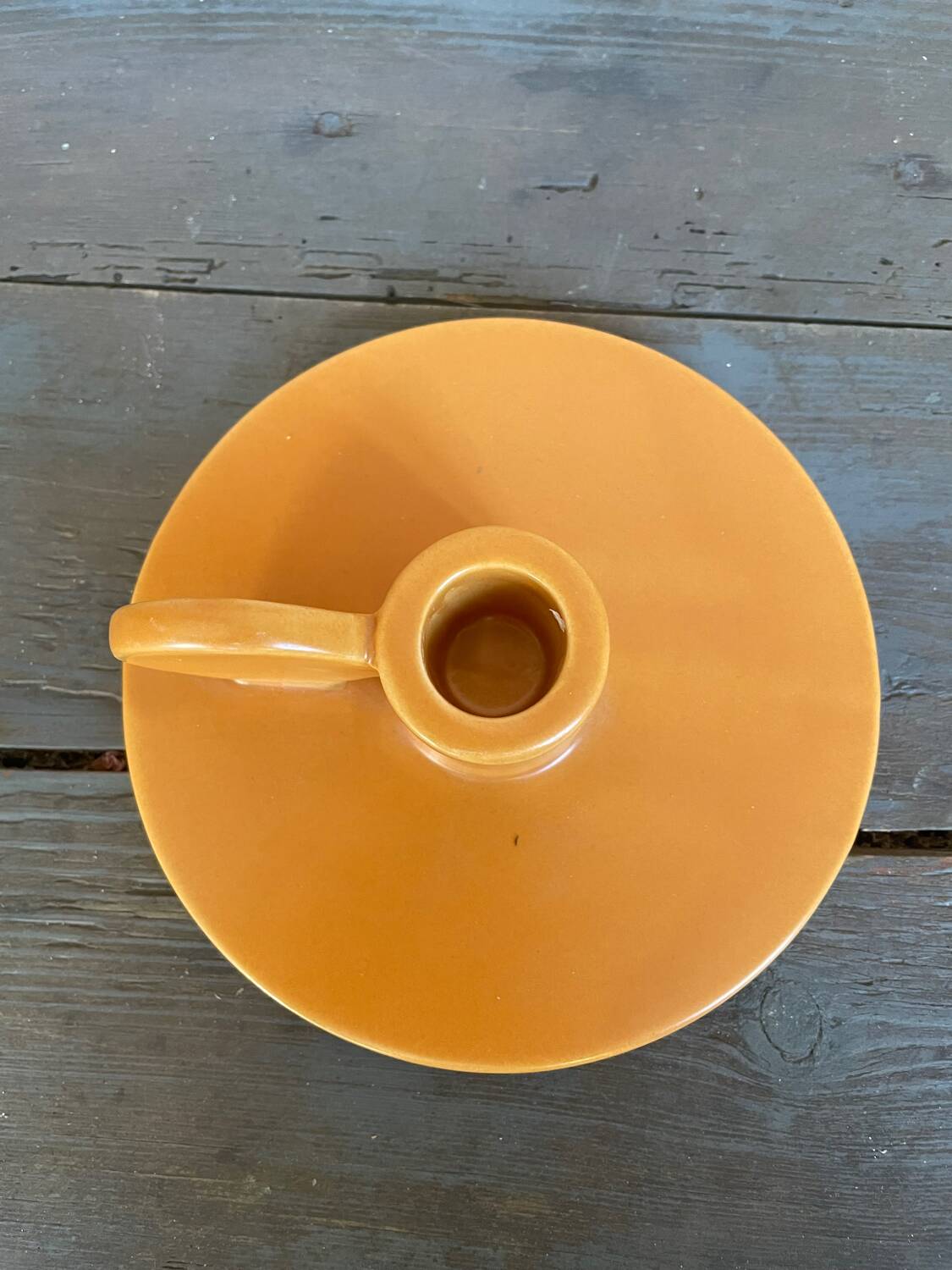 Organic candle holder