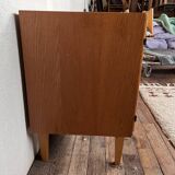 Vintage sideboard in light oak 1960