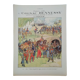 Publicité papier Cognac Hennessy, illustration champs de bataille revue année 1937