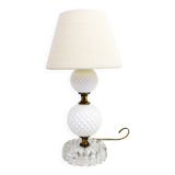 Glass table lamp 1950