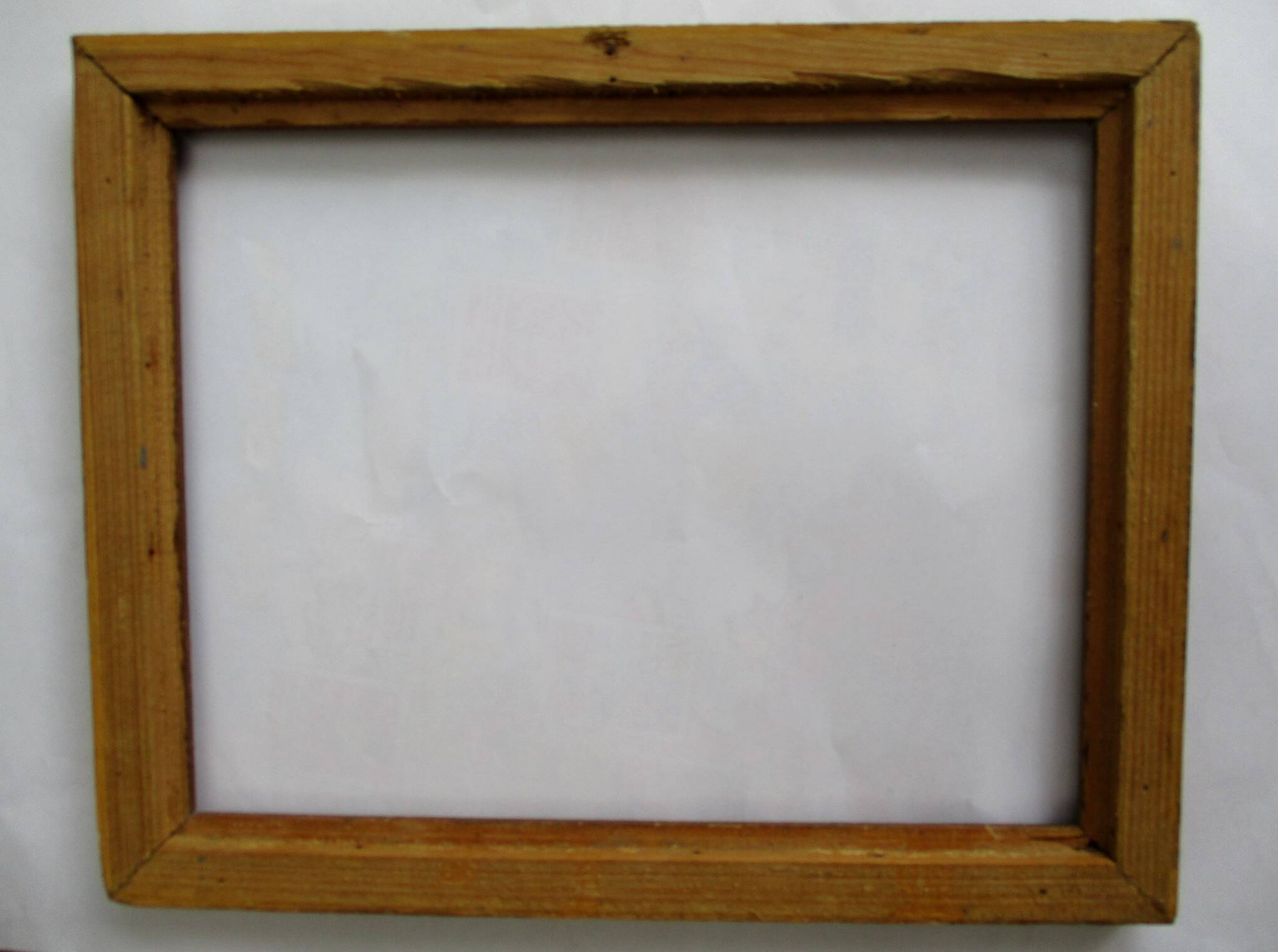 Antique gilded wooden frame for 212 x 272 mm subject