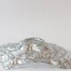 Silver crystal bowl mid-century, Italy, 1970s