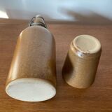 Ancien Service Bouteille +  6 Gobelets Grès DIGOIN France Vintage