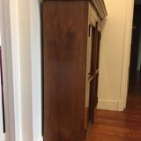 Solid oak display case