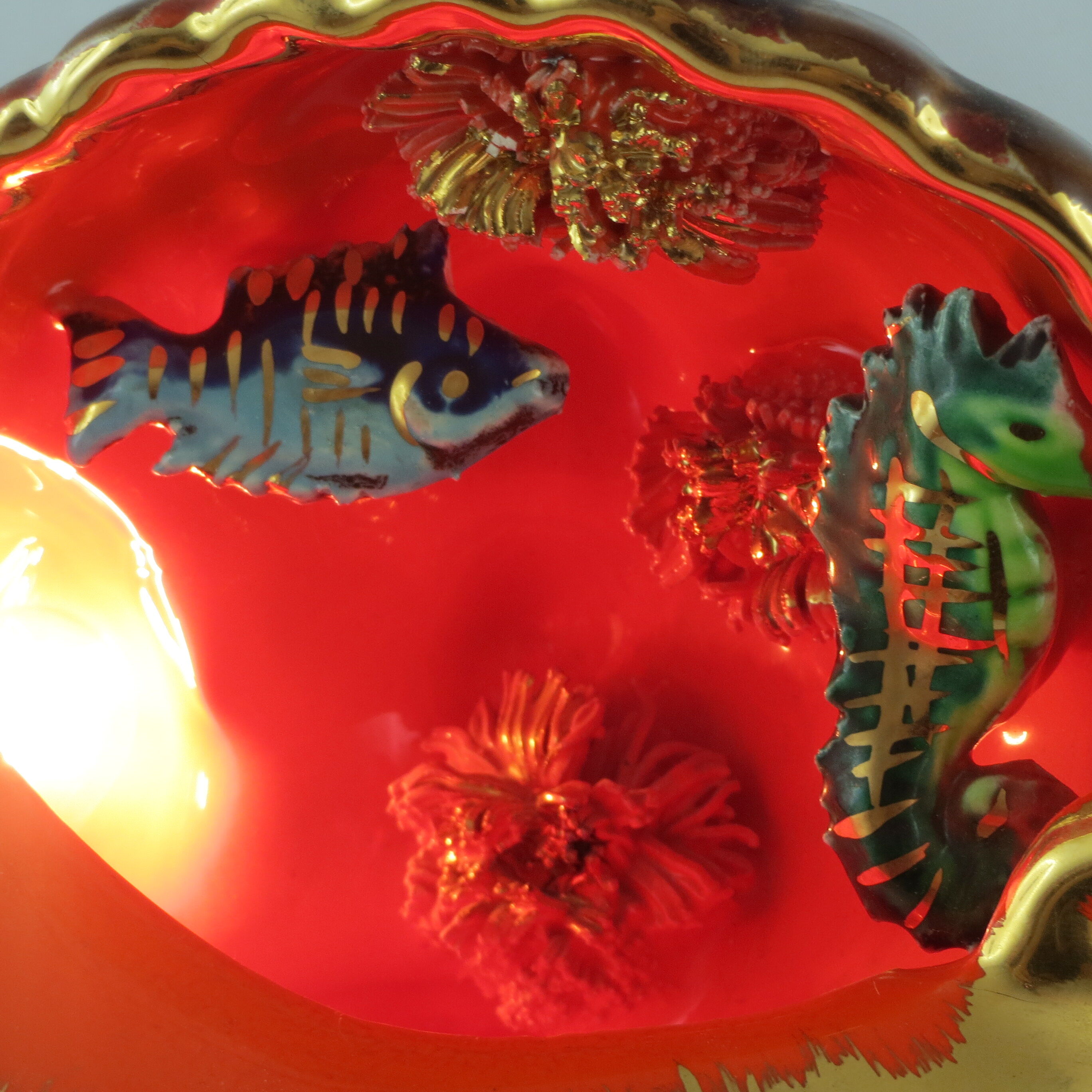 Mold, night light large ceramic Vallauris vintage 60/70