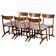 Dining Chairs in Oak and Teak, Denmark, 1960s, Set of 6