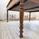 Grande table de ferme XL chêne « carrée » conférence 1950