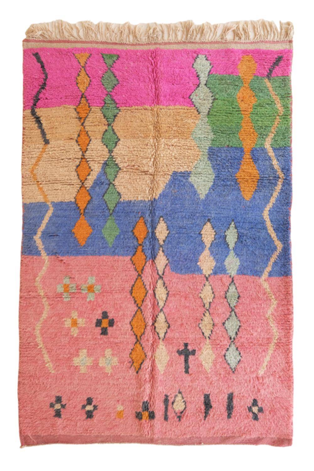 Boujad Colorful Berber Rug - 262 x 177 cm