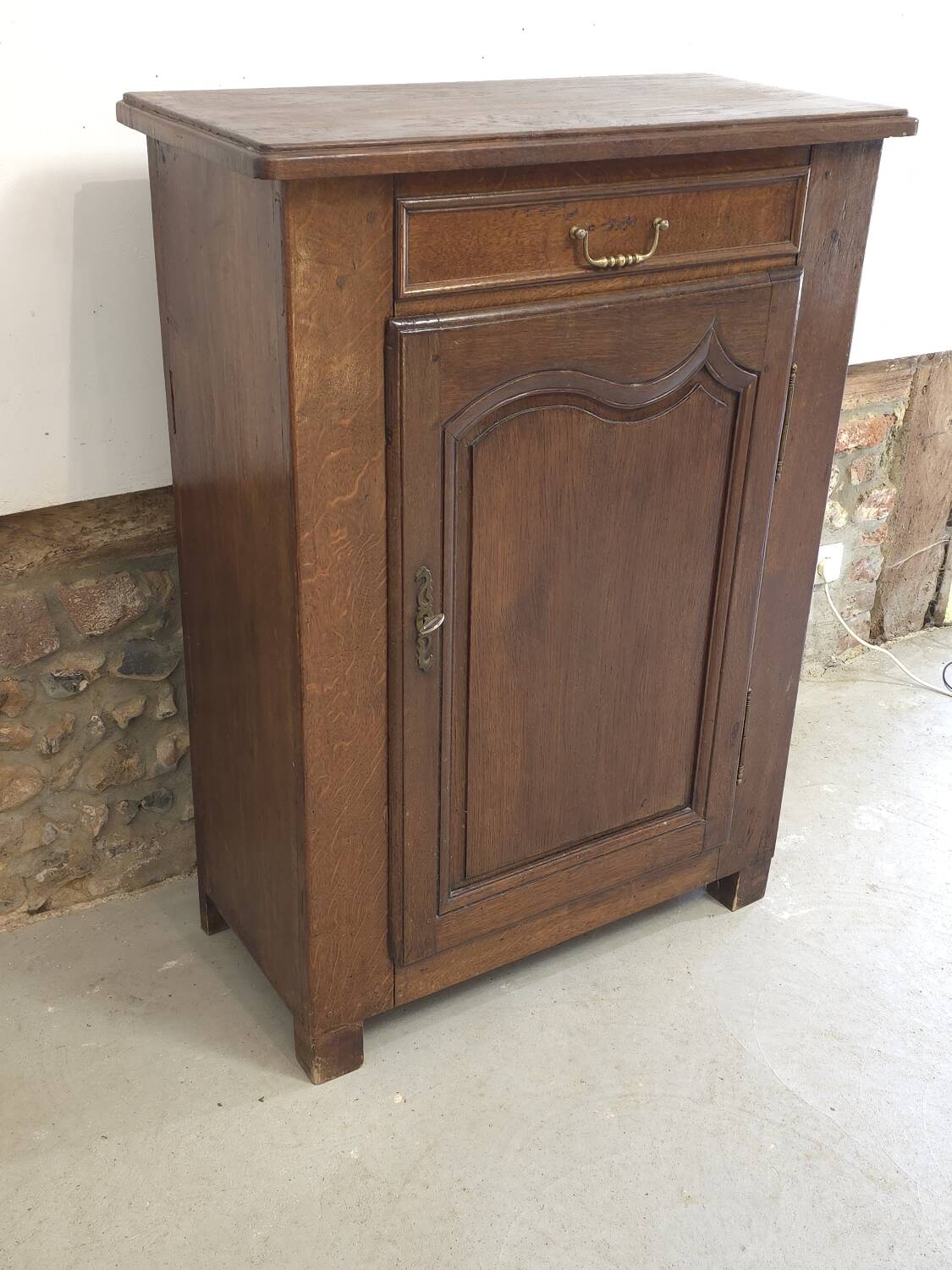 19th century oak jam cupboard