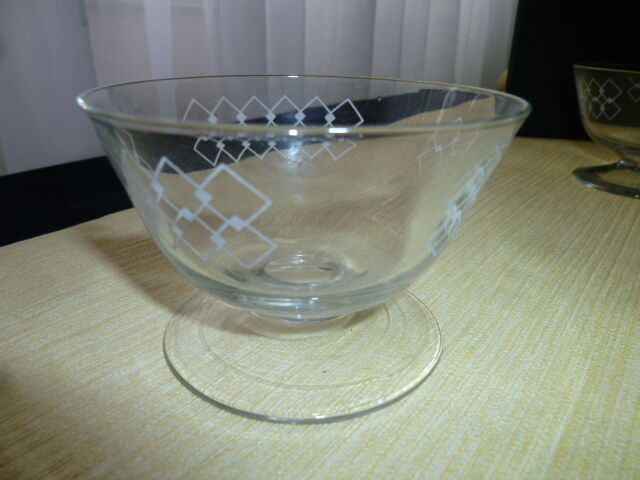 Set de 6 coupes basses vintage pour champagne ou sangria Portieux Vallerysthal