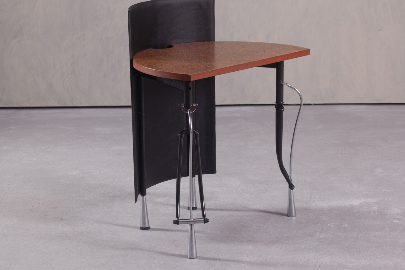 Postmodern small ‘La Vuelta’ desk by Perry King and Santiago Miranda for Akaba, Spain, 1980s