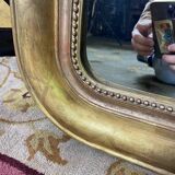 Louis Philippe era mirror with gold leaf  82x101cm