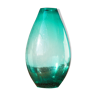 Vase turquoise, effet bulles