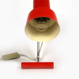 Lampe de Bureau Rouge par Josef Hurka pour Napako, 1960s