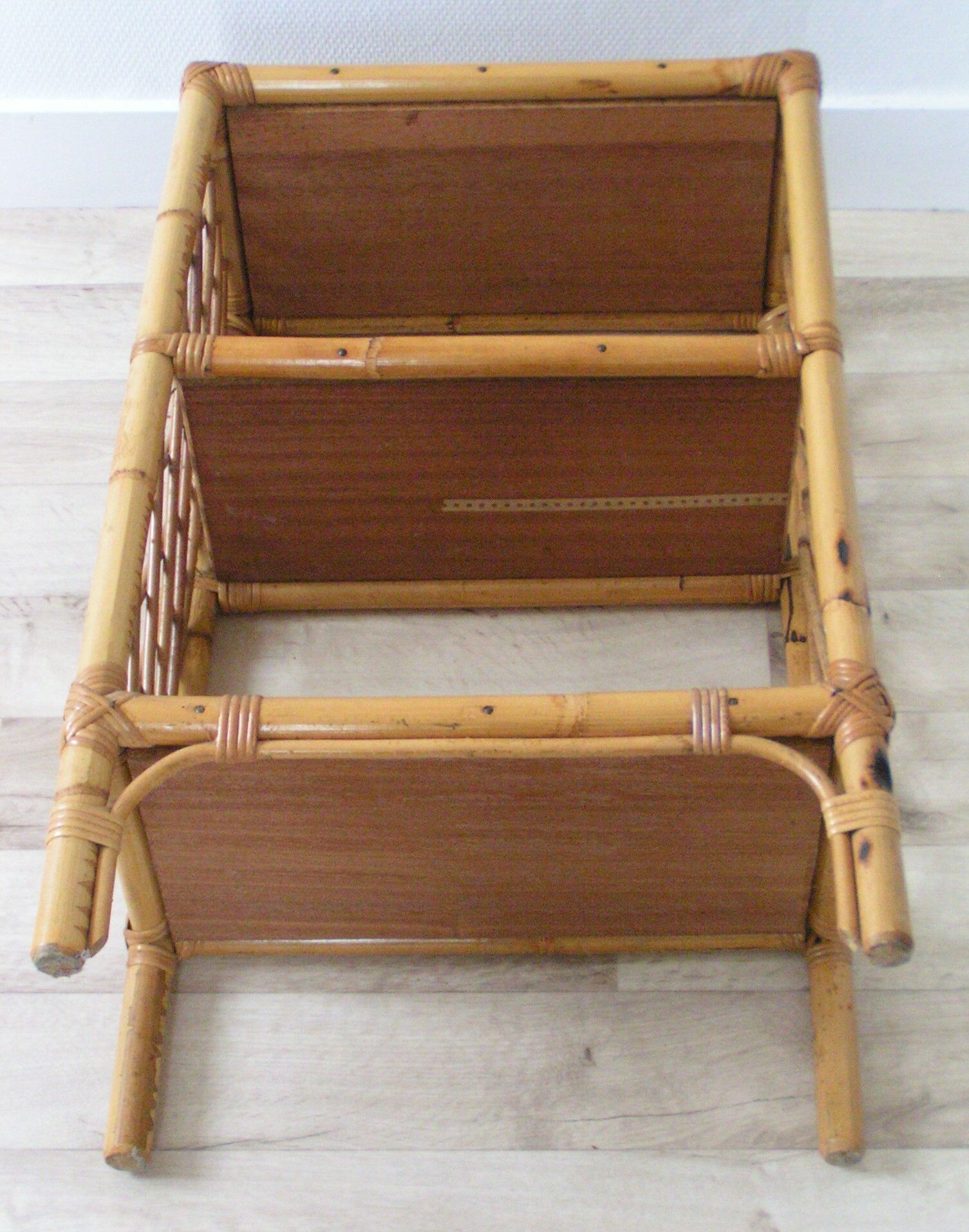 At ask sixties rattan shelf