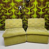 "1970s design armchair pair"