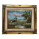 Painting: oil on canvas representing a landscape