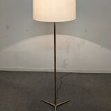 Minimalist bronze and brass floor lamp from the 50s/60s