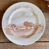 Vintage landscape plate