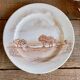 Vintage landscape plate