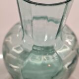Ancienne vase en verre gravé IVIMA Made in Portugal