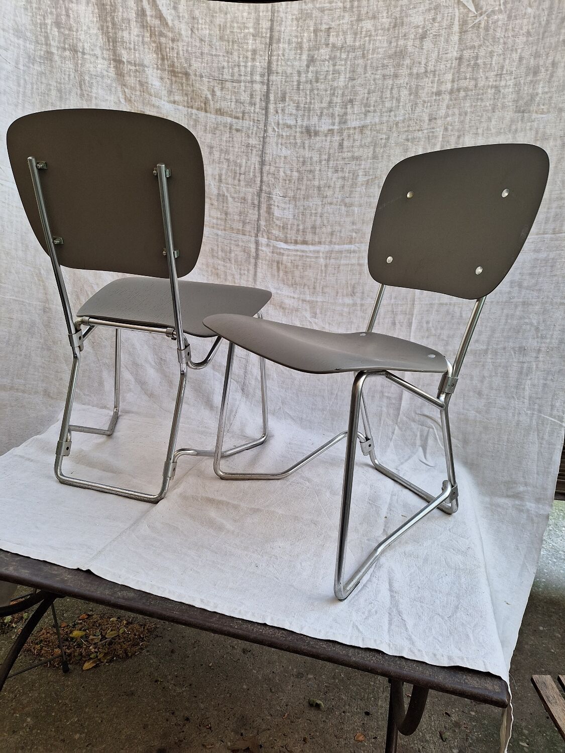 Pair of Aluflex chairs