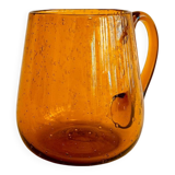 Biot glass pitcher