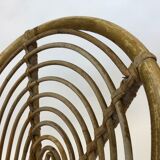 Rattan armchair by Rohe Noordwolde, 1960