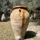 Ancient terracotta pottery jar