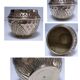 quatre cache-pot laiton vintage