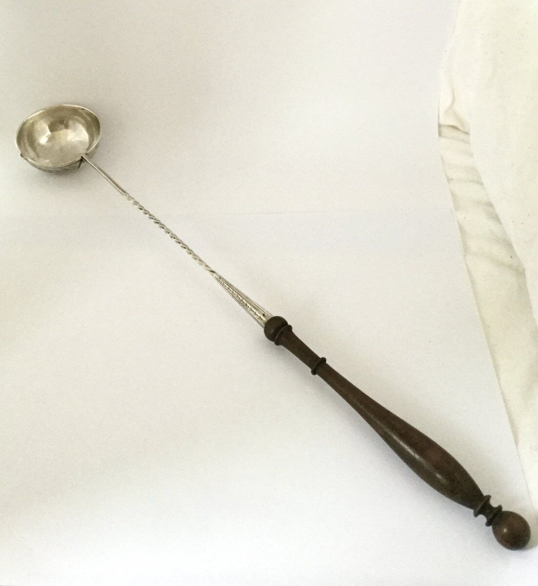 Silver punch ladle, Eugène Cadot
