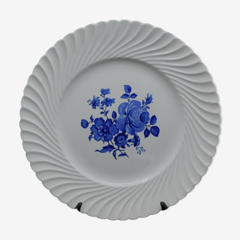 Cake dish KG Lunéville with blue flowers