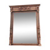 Raw solid oak trumeau 119x136cm