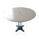 Guerin metal garden table, bistro table, cast foot