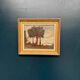Original Swedish Oil on Panel – “Trees” by Cz – Signed – Vintage & Framed –