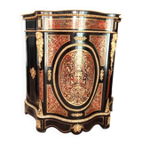 Violin-shaped support cabinet with Boulle marquetry