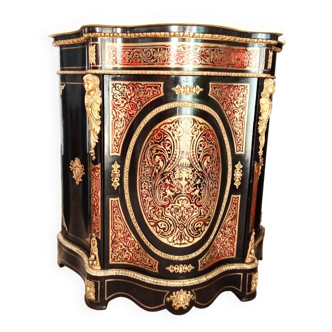 Meuble d'appui violoné marqueterie boulle