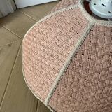 Flower suspension in pink canning