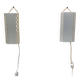 Paire d'appliques modulables design scandinave 1960.