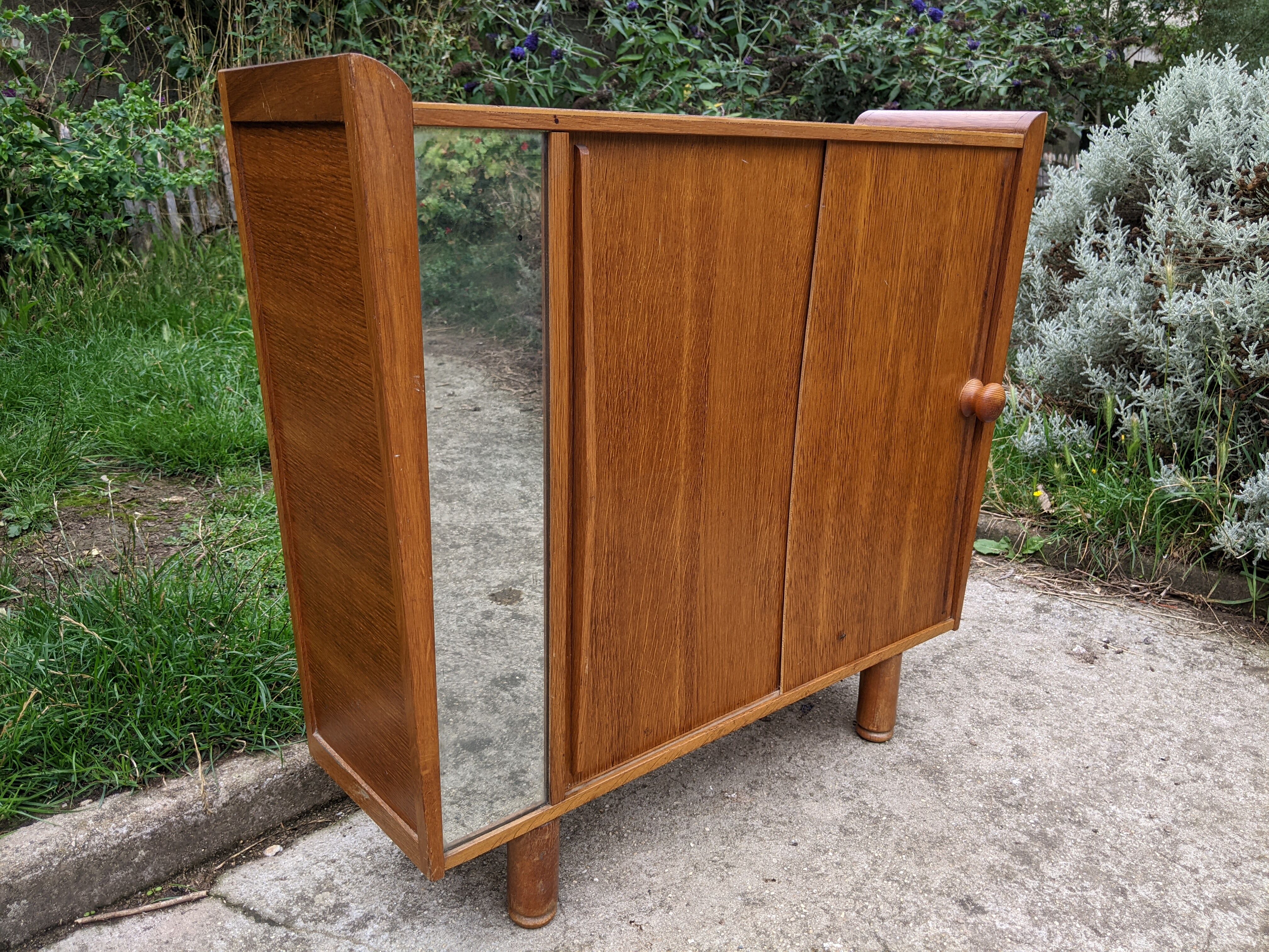 Old vintage Scandinavian doll wardrobe circa 1970