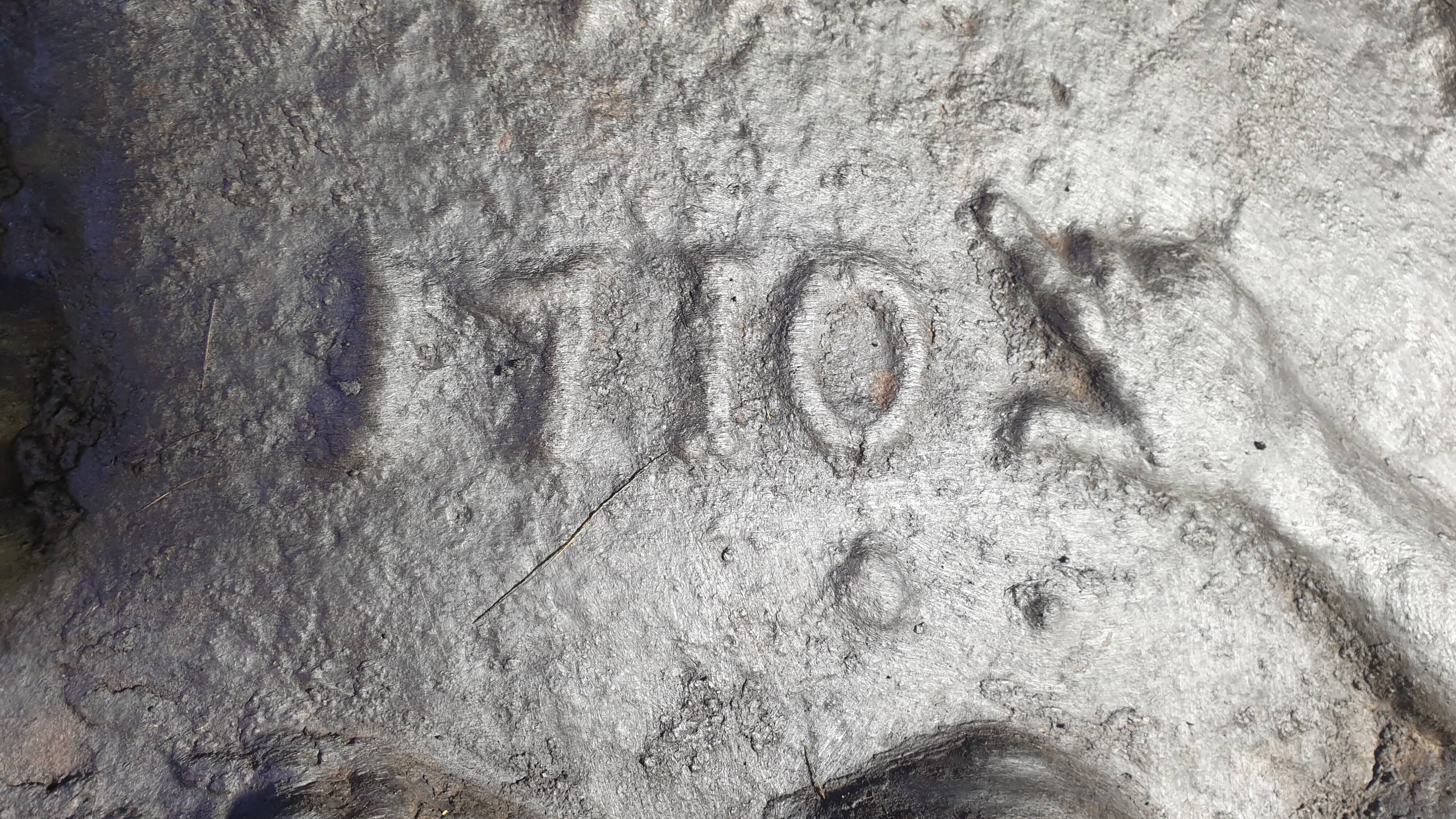 Cast iron fireplace plate - winemaking - 1710