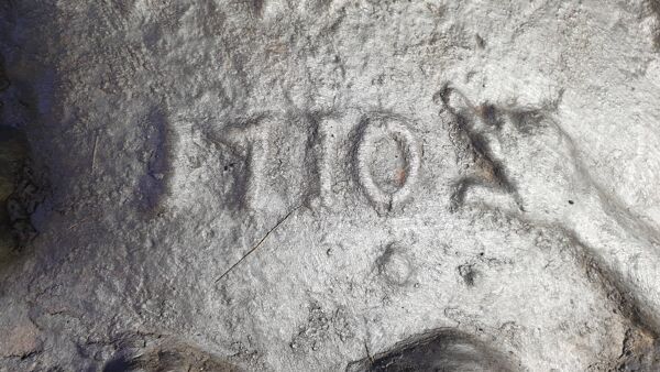 Plaque de cheminée en fonte, 1710