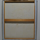 Still life painting with flowery vase bouquet flower signed Hilnan?