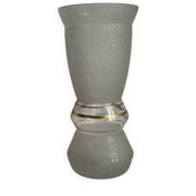 Granulated glass vase