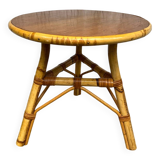 Petite table en rotin