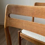 Set of 4 Henri Walter Klein chairs